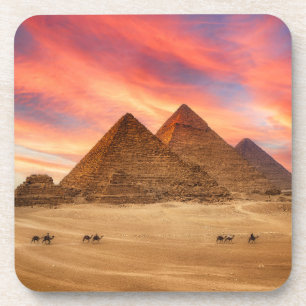 Denkmäler   Die großen Pyramiden Getränkeuntersetzer