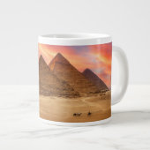 Denkmäler | Die großen Pyramiden Jumbo-Tasse (Vorderseite Rechts)