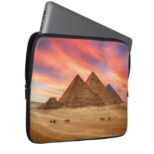 Denkmäler | Die großen Pyramiden Laptopschutzhülle (Vorne Rechts)