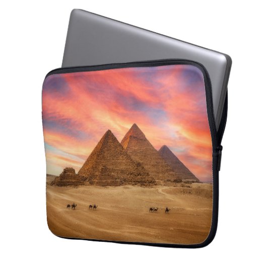 Denkmäler | Die großen Pyramiden Laptopschutzhülle (Vorderseite Links)