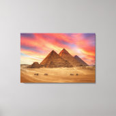 Denkmäler | Die großen Pyramiden Leinwanddruck (Vorderseite)