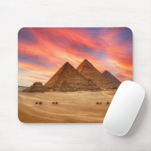 Denkmäler | Die großen Pyramiden Mousepad (Mit Mouse)