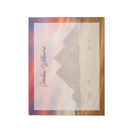 Denkmäler | Die großen Pyramiden Notizblock (Rotiert)