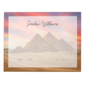 Denkmäler | Die großen Pyramiden Notizblock (Vorderseite)