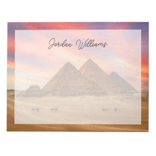 Denkmäler Die großen Pyramiden Notizblock