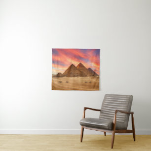 Denkmäler Die großen Pyramiden Wandteppich