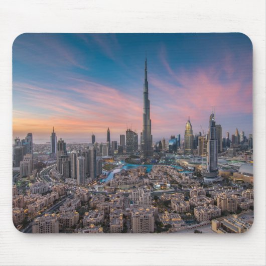 Denkmäler | Dubai Cityscape Mousepad (Vorne)