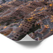 Denkmäler | Dubai Cityscape Poster (Ecke)