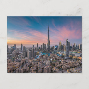 Denkmäler   Dubai Cityscape Postkarte