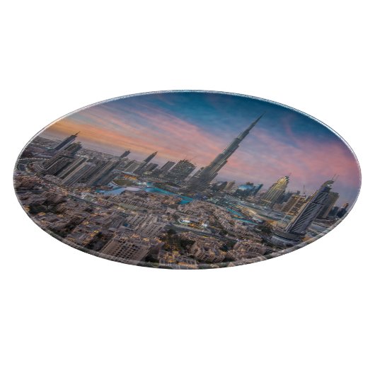 Denkmäler | Dubai Cityscape Schneidebrett (Ecke)