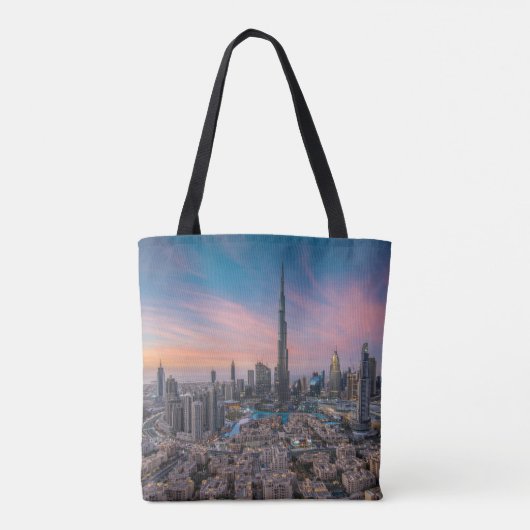 Denkmäler | Dubai Cityscape Tasche (Rückseite)