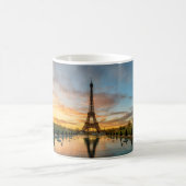 Denkmäler | Eiffelturm Sunrise Kaffeetasse (Mittel)