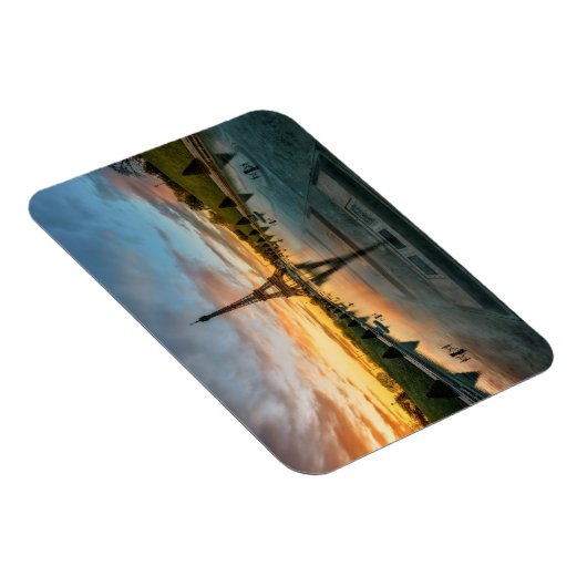 Denkmäler | Eiffelturm Sunrise Magnet (Rechte Seite)