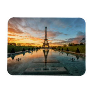 Denkmäler   Eiffelturm Sunrise Magnet