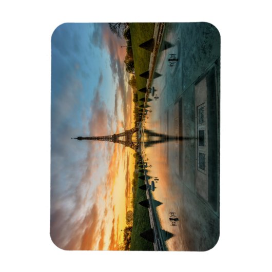 Denkmäler | Eiffelturm Sunrise Magnet (Vertikal)