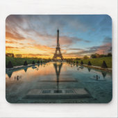Denkmäler | Eiffelturm Sunrise Mousepad (Vorne)