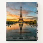 Denkmäler | Eiffelturm Sunrise Notizblock (Rückseite)