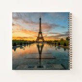 Denkmäler | Eiffelturm Sunrise Notizblock (Rückseite)