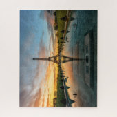 Denkmäler | Eiffelturm Sunrise Puzzle (Vertikal)