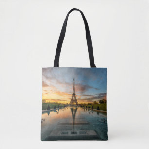 Denkmäler Eiffelturm Sunrise Tasche