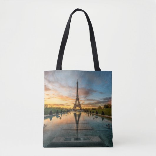 Denkmäler | Eiffelturm Sunrise Tasche (Vorderseite)