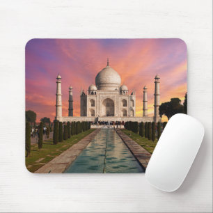 Denkmäler   Farbige Sicht auf den Taj Mahal Mousepad