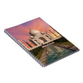 Denkmäler | Farbige Sicht auf den Taj Mahal Notizblock (Rechte Seite)