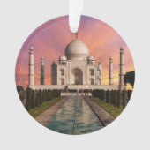 Denkmäler | Farbige Sicht auf den Taj Mahal Ornament (Vorderseite)