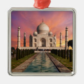 Denkmäler | Farbige Sicht auf den Taj Mahal Ornament Aus Metall (Vorne)