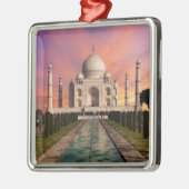 Denkmäler | Farbige Sicht auf den Taj Mahal Ornament Aus Metall (Links)