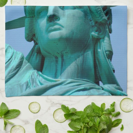 Denkmäler | Freiheitsstatue Geschirrtuch (Gefaltet)