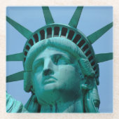 Denkmäler | Freiheitsstatue Glasuntersetzer (Vorderseite)