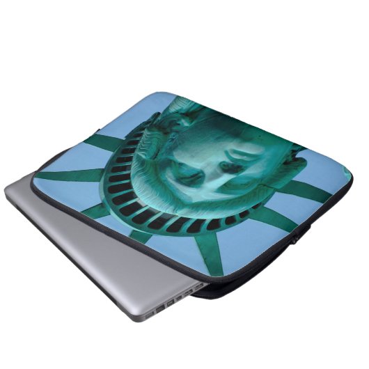 Denkmäler | Freiheitsstatue Laptopschutzhülle (Vorne Knopf)