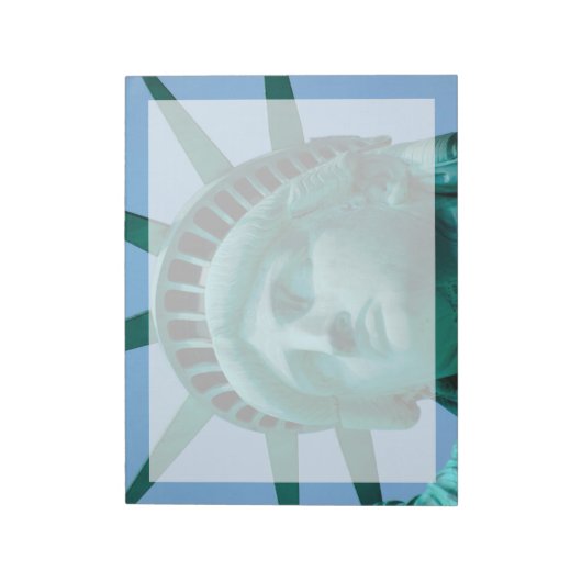 Denkmäler | Freiheitsstatue Notizblock (Rotiert)