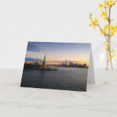 Denkmäler | Freiheitsstatue NYC Karte (Gelbe Blume)