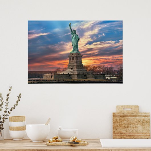 Denkmäler | Freiheitsstatue Poster (Küche)