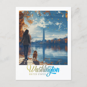 Denkmäler & Geschichte: Washington DC Postkarte