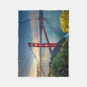 Denkmäler | Golden Gate San Francisco Fleecedecke (Vorderseite)