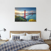 Denkmäler | Golden Gate San Francisco Leinwanddruck (Insitu (Schlafzimmer))