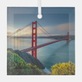 Denkmäler | Golden Gate San Francisco Ornament Aus Glas (Vorderseite)