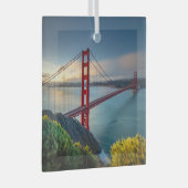 Denkmäler | Golden Gate San Francisco Ornament Aus Glas (Vorderseite Rechts)