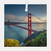 Denkmäler | Golden Gate San Francisco Ornament Aus Glas (Rückseite)