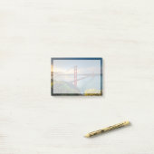 Denkmäler | Golden Gate San Francisco Post-it Klebezettel (Auf Schreibtisch)