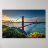 Denkmäler | Golden Gate San Francisco Poster (Vorne)