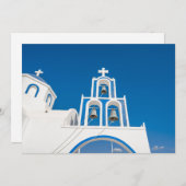 Denkmäler | Griechische Kirche der Blauen Kuppel Dankeskarte (Vorne/Hinten)