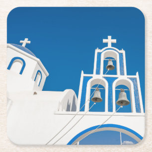 Denkmäler   Griechische Kirche der Blauen Kuppel Rechteckiger Pappuntersetzer