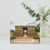 Denkmäler in Hampi - Untergrund Shiva Temple Postkarte (Stehend Vorderseite)