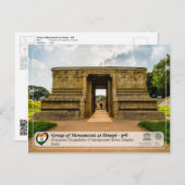 Denkmäler in Hampi - Untergrund Shiva Temple Postkarte (Vorne/Hinten)