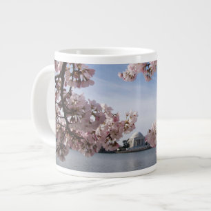Denkmäler Jefferson Memorial Cherry Blossys Jumbo-Tasse
