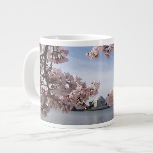 Denkmäler | Jefferson Memorial Cherry Blossys Jumbo-Tasse (Vorderseite Links)